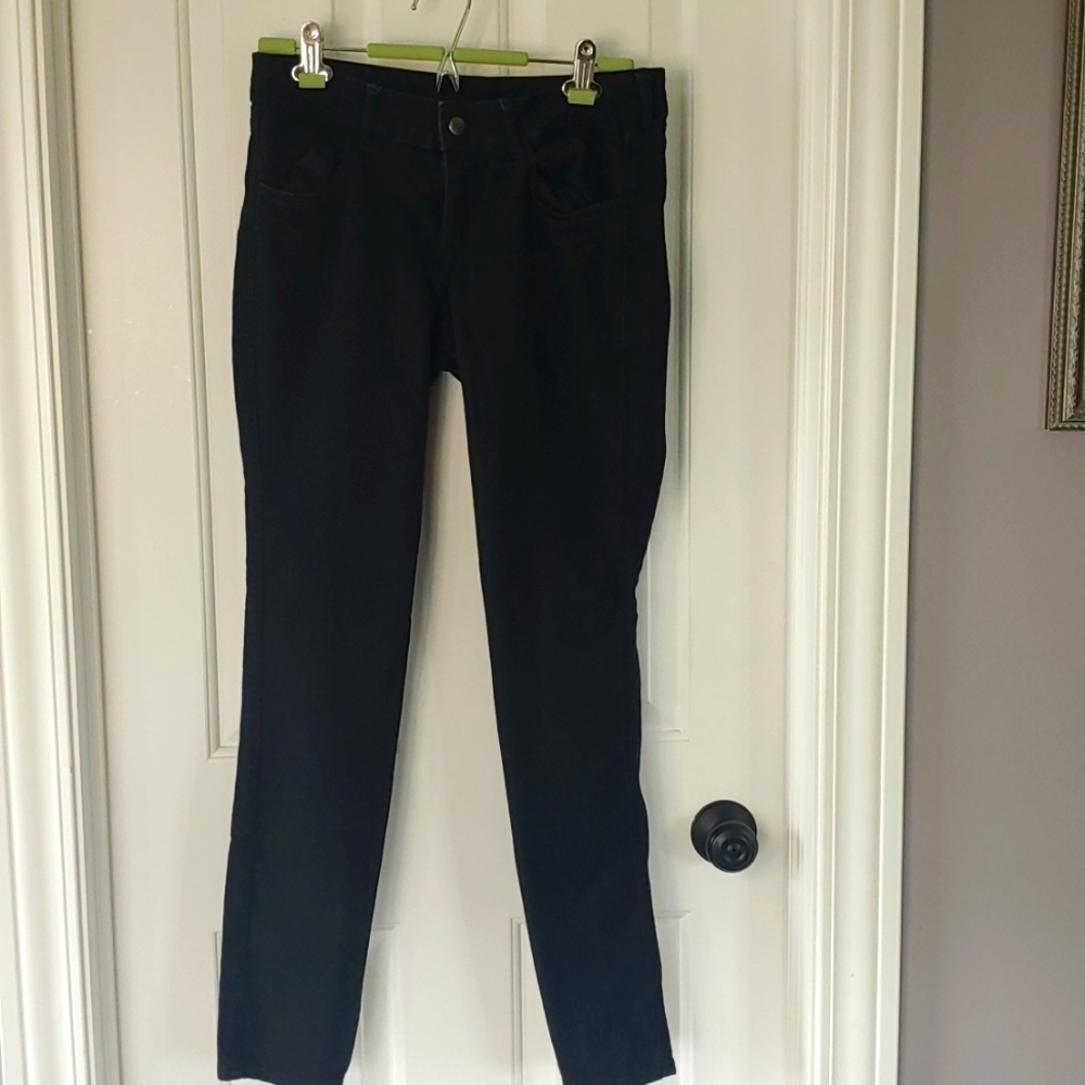 H&M stretch black denim